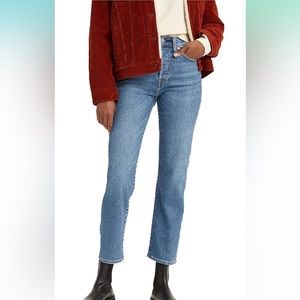 Levi’s Wedgie Straight Leg Jeans Size 24 00 High Rise Vintage Cowboy Carter